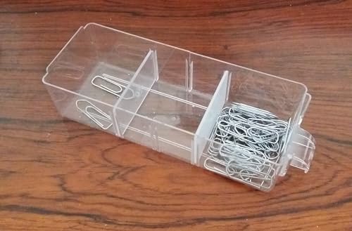 10 Kunststoff Ersatzschubladen, glasklar, Gr.A 138x52x35 mm für Mars-Metall-Kleinteilemagazin