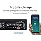 NHOPEEW Bluetooth-Stereo-Autoradio mit doppeltem USB-Anschluss, FM, TF, EQ, AUX-Eingang, 1-DIN-Autoradio, MP3-Player mit Bluetooth-Freisprecheinrichtung und 7-farbigen Lichtern