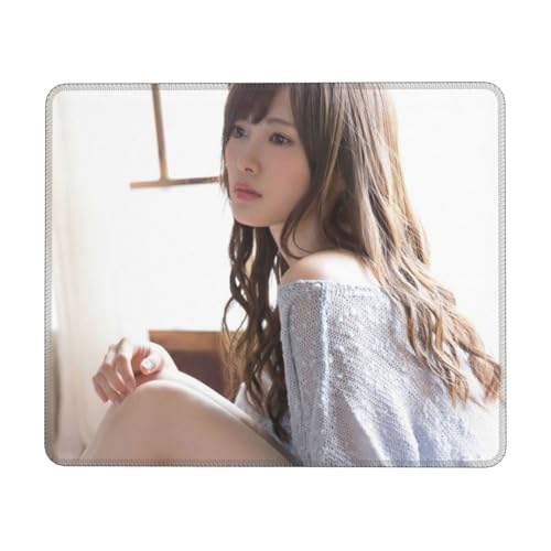 事務用品、白石麻衣 (4) マウスパッド 水洗い 滑り止め 耐久性が 多機能 おしゃれオフィスマウスパッド