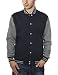 Produktbild Urban Classics Herren Jacke 2-Tone College Sweatjacket, Mehrfarbig (NVY/Gry 165), X-Small