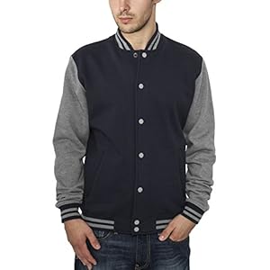 Urban Classics – Blouson Homme, Multicolor (nvy/gry 165), X-Small