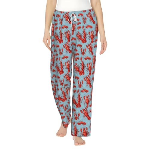 Pantalon de pyjama femme chaud vêtements de nuit d'hiver confortables