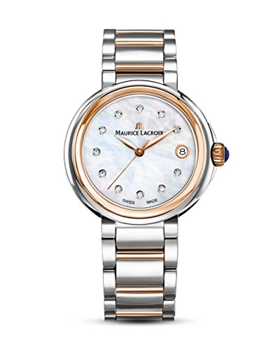 Maurice Lacroix Fiaba Round FA1007-PVP13-170-1 Wristwatch for women with genuine diamonds
