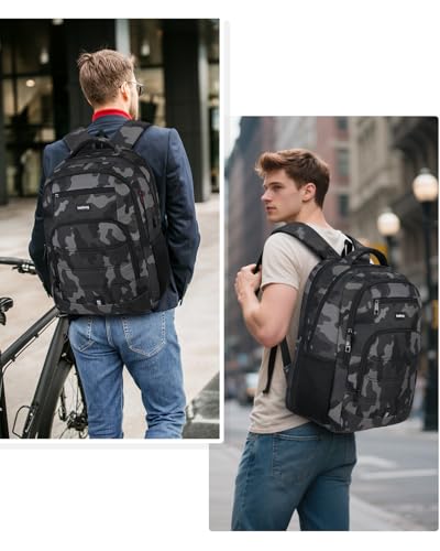Image of kadilong Travel Laptop Backpack for Men Business Anti Theft,School Backpack Bookbag College for Boys Fits 17.3 Inch Notebook