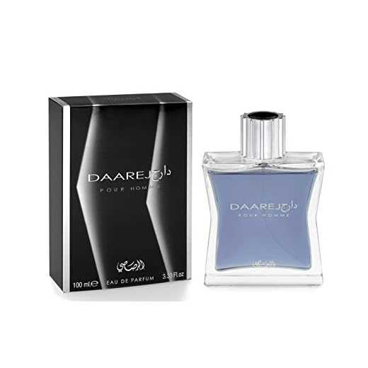 RASASI Daarej for Him EDP - Eau De Parfum 100ml (3.4 oz) | Oriental Fragrance for every Occasion | Enchanting Patchouli, Sandalwood with Subtle Essence of Vanilla and Rose | Elegant bottle