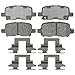 ACDelco 17D865CH Professional Ceramic Rear Disc Brake Pad Set