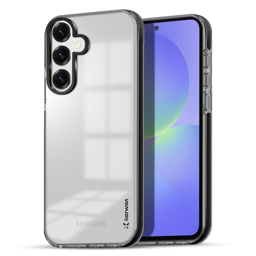 Image of KARWAN Back Cover| Samsung Galaxy S24 FE Back Cover |Polycarbonate Material| Full Camera Protection |Perfectly Fit| Case for Samsung Galaxy S24 FE - Transparent