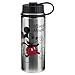Vandor Disney Mickey Mouse 18 Ounce Vacuum Insulated Stainless Steel Bottle, Silver