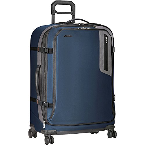 Briggs & Riley BRX-Explore Softside Expandable Spinner Luggage, Blue, Checked-Large 29-Inch