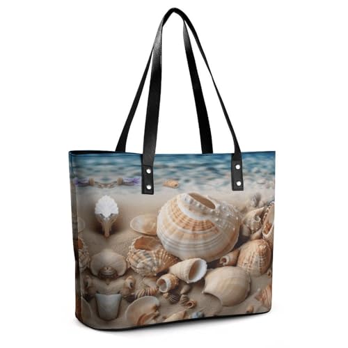 Bolso tote de mujer con diseño Seashells miniatura 4