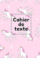 Cahier de Texte : Cahier de Devoir Pour ?tudiant. Bloc Dat? Notes ?cole Hebdomadaire , Planificateur Travail ? la Maison Organisez, Suivez, V?rifiez Vos Activit?s d'apprentissages. Calendrier 2020-202 1709091797 Book Cover