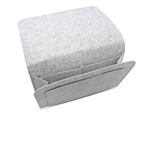 Bolsillo de Almacenamiento Junto a la Cama, Organizador de Carrito de Sofá de Fieltro para Literas o Sofá