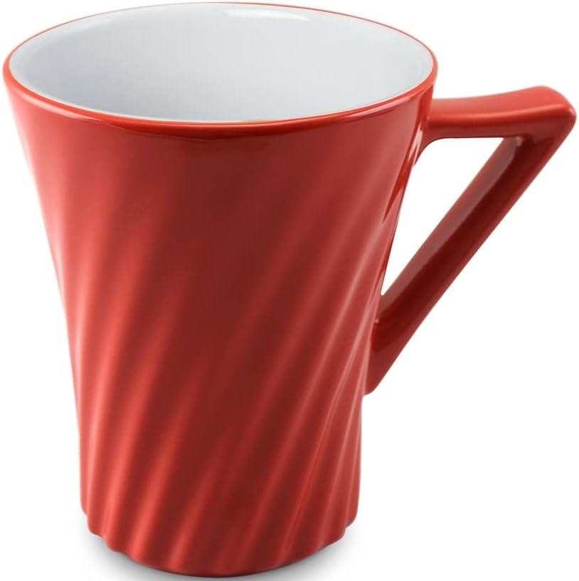 Ceraflame Caneca de Cerâmica Twist Tulipa 300ml Vermelha