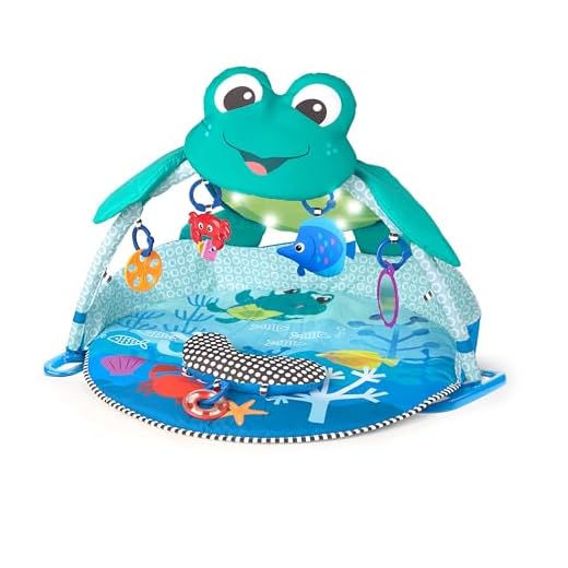 Baby Einstein Neptune Under The Sea Lights & Sounds Activity Gym & Play Mat, Ages Newborn+