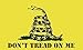 4-Pack / Gadsden Don't Tread On Me flag Printed size: 5x3