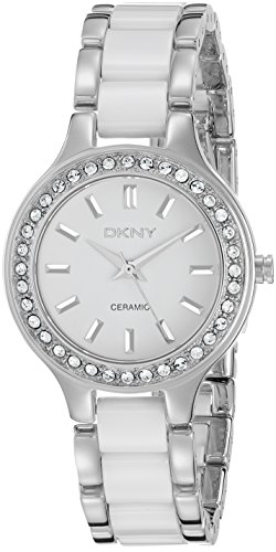 DKNY Women's NY8139 CHAMBERS White Watch