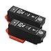 E-Z Ink (TM) Remanufactured Ink Cartridge Replacement for Epson 273XL T273XL High Capacity (2 Black) 2 Pack Compatible with XP820 XP620 XP610 XP800 XP810