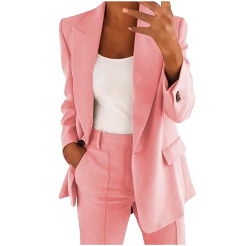 Business Casual Outfits for Women Dressy Pant Suits Two Piece Outfits Classy Professional Clothes Office Work Sets