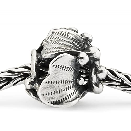 Capullo de flores Trollbeads abalorio de plata para pulsera de cuentas 2