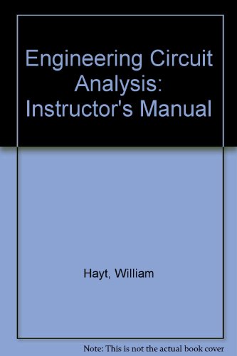 Engineering Circuit Analysis 0070274118 Book Cover