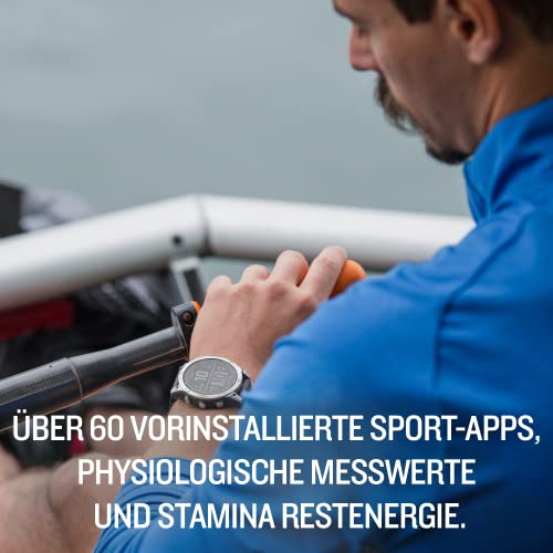 Garmin fenix 7 – GPS-Multisport-Smartwatch mit Farbdisplay und Touch-/Tastenbedienung, TOPO-Karten, über 60 vorinstallierte Sport-Apps, Garmin Music und Garmin Pay. Verschiedene Varianten zur Auswahl.
