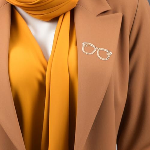 Image of Gadpiparty 6Pcs Creative Glasses Brooches Eyewear Lapel Pins for Women Dress Shirt Hat Bag Accessories Stylish Eye Glasses Jewelry