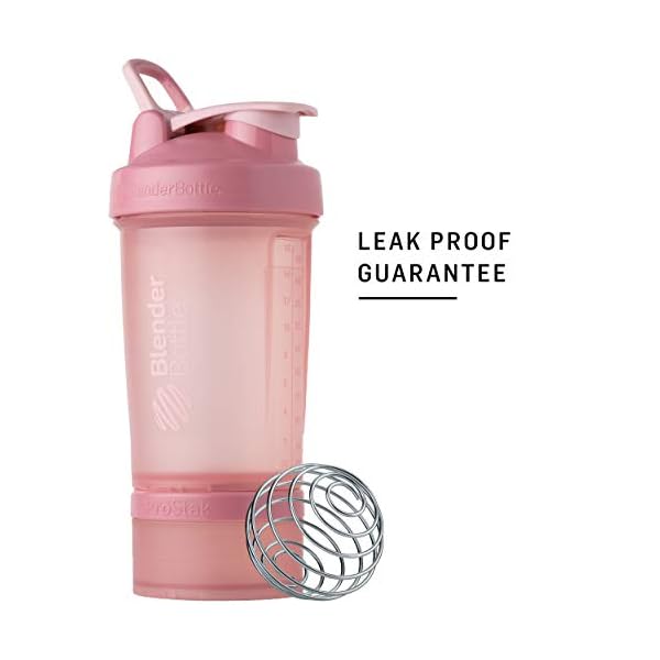 BlenderBottle ProStak PRO, Shaker-Flasche mit Tablettenorganizer und Aufbewahrung, 650 ml, Black & ProStak Expansion Pak… – Bild 8