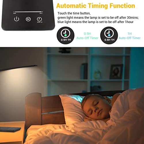 Desk-Lamp-LED-Desk-Lamp-Desk-Lamp-for-Home-Office-5-Color-Modes-Dimmable-Desk-Light-Desk-Lamp-with-USB-Charging-Port-Office-Lamp-Small-Desk-Lamps-Study-Lamp-Reading-Light-Table-Lamp-Black