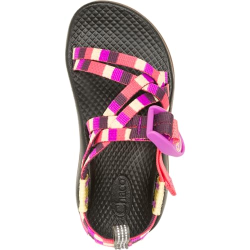 Chaco ZX1 Ecotread Kids Sandal, Pixel Blossom, 5 US Unisex