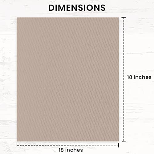 Candy Cottons TAUPE_6_NAP Taupe Cloth Dinner Napkins Cotton 18X18 In Washable Napkins Cloth thumb #4