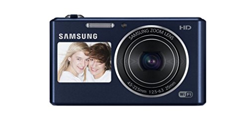 Image of Samsung DV150F 16.2MP Smart WiFi Digital Camera with 5X Optical Zoom and 2.7-inch Front and 1.5-inch Rear Dual LCD Screen (Black), 4GB Card, Camera Case