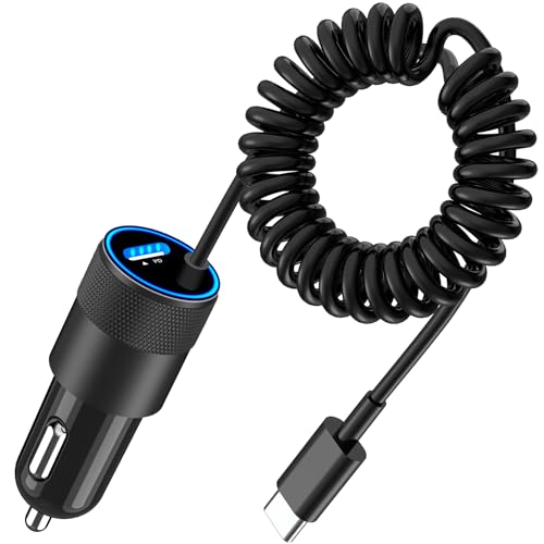 [Apple MFiF] iPhone 17 [d J[[dABAOYUANDA 72W PD Power Rapid Car Charger  6FT RC Type-CP[u NCbNJ[`[W iPhone 17/Air/16/15
