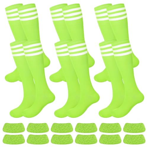 Image of Panitay 2 /12 /16 /24 Pairs Softball Soccer Socks Glitter Eye Black Stickers Team Spirit Accessories for Youth Women Sport Wear