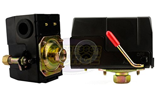 Lefoo Pressure Switch Control Air Compressor 140-175 Single Port Heavy Duty 26 Amp LF10A-1H-1-NPT1/4-140-175
