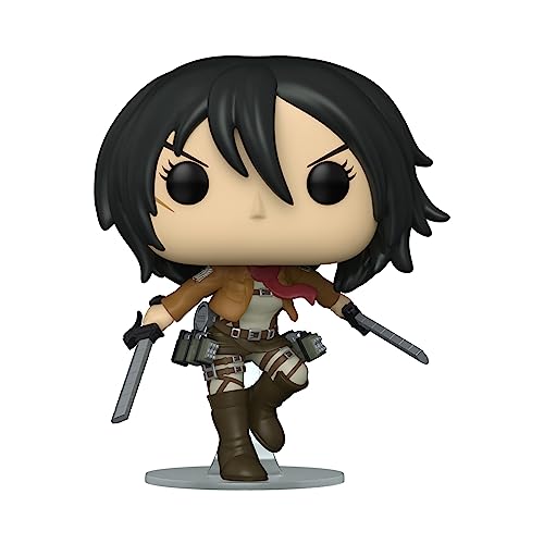 Funko Pop! Animation: Attack On Titan - Mikasa Ackerman - Figura de Vinilo Coleccionable - Idea de Regalo- Mercancia Oficial - Juguetes para Niños y Adultos - Anime Fans - Muñeco para Coleccionistas