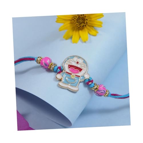 Image of I Jewels Fancy Cartoon Kids Rakhi With Roli Chawal & Rakshabandhan Card for Bro /Brother /Bhai