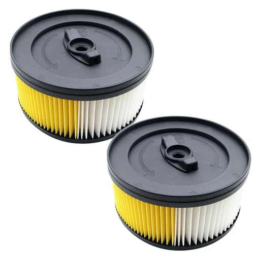 2 filtros redondos de cartucho Nano equivalente a 6.414-960.0 para Kärcher WD 4.200-WD 5.999 WD 4 WD 5 WD 4.200 WD 4.250 WD 4.290 WD 4.500 WD 5.200M WD 5.300M WD 5.300M 400 WD. 5.450.