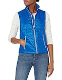 Charles River Apparel Women's Radius Quilted Vest, Cobalt/Grey, 3XL