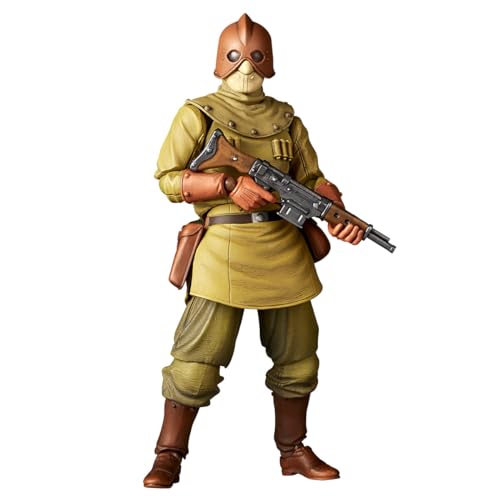 Kaiyodo - Figura estilo Takeya Free-Tokiya, Nausicaa del Valle del viento, soldados del comando Tormekia, altura total aprox. 150 mm, no a escala, PVC y ABS, figura de acción pintada, KT043