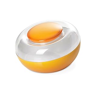 Omada Design Koekjespot, in tweekleurig plastic, inhoud 270 cl, met luchtdicht deksel Keep Fresh, zichtbaar van binnen, Movida line