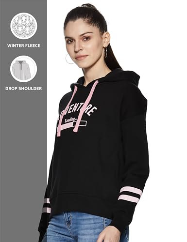 Image of Amazon Brand - Symbol Women's Cotton Blend Regular Fit Hooded Sweatshirt