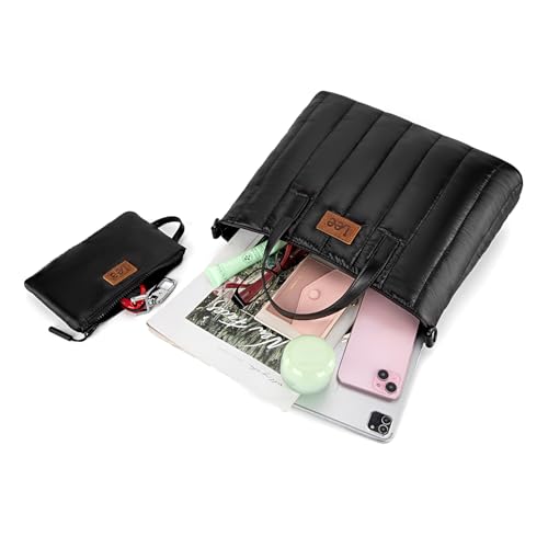 Montana West x Lee Puffer Tote Bag Lightweight Crossbody Bags for Women with Clutch3