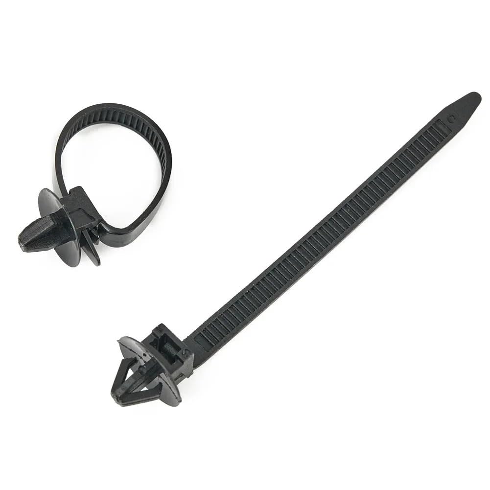 YTQMoreBNZ 50pcs Wire Harness Fastener Cable Clamp Clips Cable Ties Management Car Wire Organizers For Car Hose Fastening Zip Strap