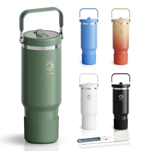 FJbottle ���� 1.2���b�g�� �^��f�M �ۗ� �^���u���[ 1.2L �X�e�����X�{�g�� �X�g���[ �n���h���t�� �X�|�[�c�����Ή� �V���R���J�o�[ �X�g���[�u���V ���p�X�|���W�t���j�̎q ���̎q �L�� ��e�� ������ �O���[��