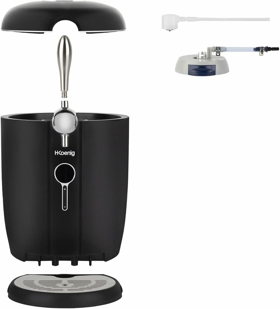 eksploderede view of H.Koenig BW1688 Beer Dispenser components