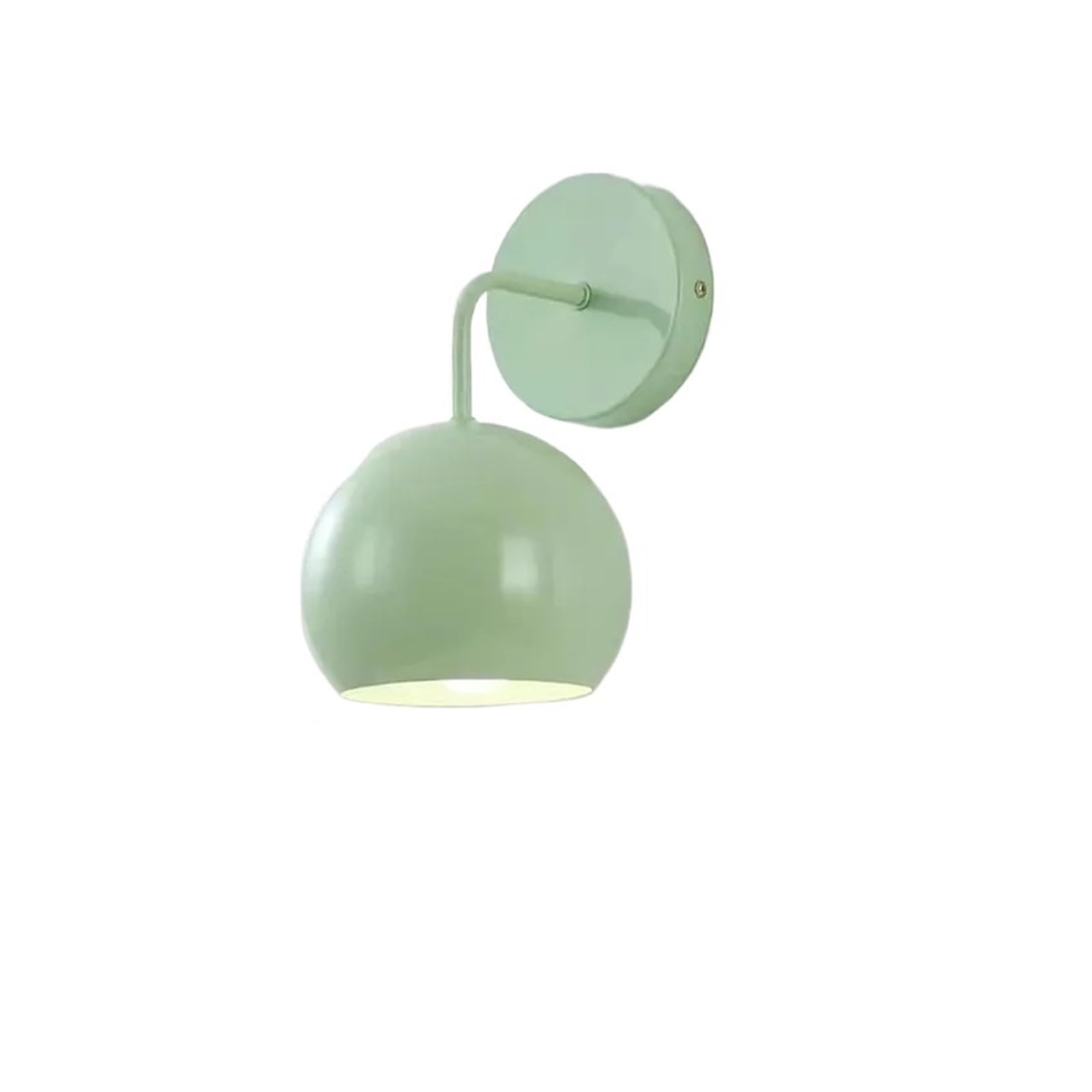 CUDTAPI Nordic Macaroon Wall Lamp Modern LED Wall Light For Besides Porch Hotel Reading Home Decora Wall Sconce Headboard Lights(Warm light,Green1)