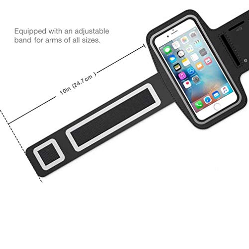 Fonus Running Armband for Galaxy A54 5G/A53 5G - Sports Gym Workout Case Cover Band Neoprene Reflective M8D Compatible with Samsung Galaxy A54 5G/A53 5G