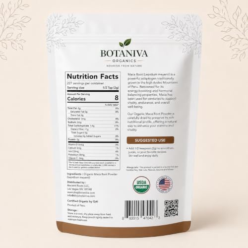 Botaniva Organics Maca Root Powder