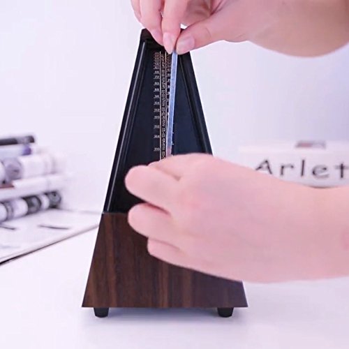 TAMUME Bois-Coloré Antique Cru Pyramide Style Renforcé plastique Metronome 40-208 BPM Tempo Minuteur Musique Intégré… - Les Beatles, Paul McCartney, John Lennon, RIngo Starr, George Harrison TAMUME Bois-Coloré Antique Cru Pyramide Style Renforcé plastique Metronome 40-208 BPM Tempo Minuteur Musique Intégré… – Image 7