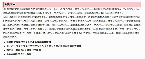 ジャンプライズ(JUMPRIZE)ララペン 150F #109 マルチベイト 2枚目